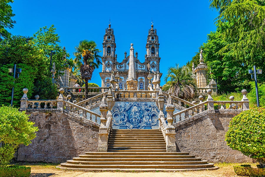 Lamego Lady of Remedies Church Staircase